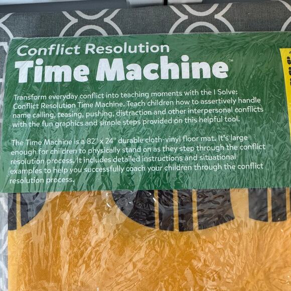 New Conflict Resolution Time Machine teaching mat by Conscious Discipline - Picture 4 of 8